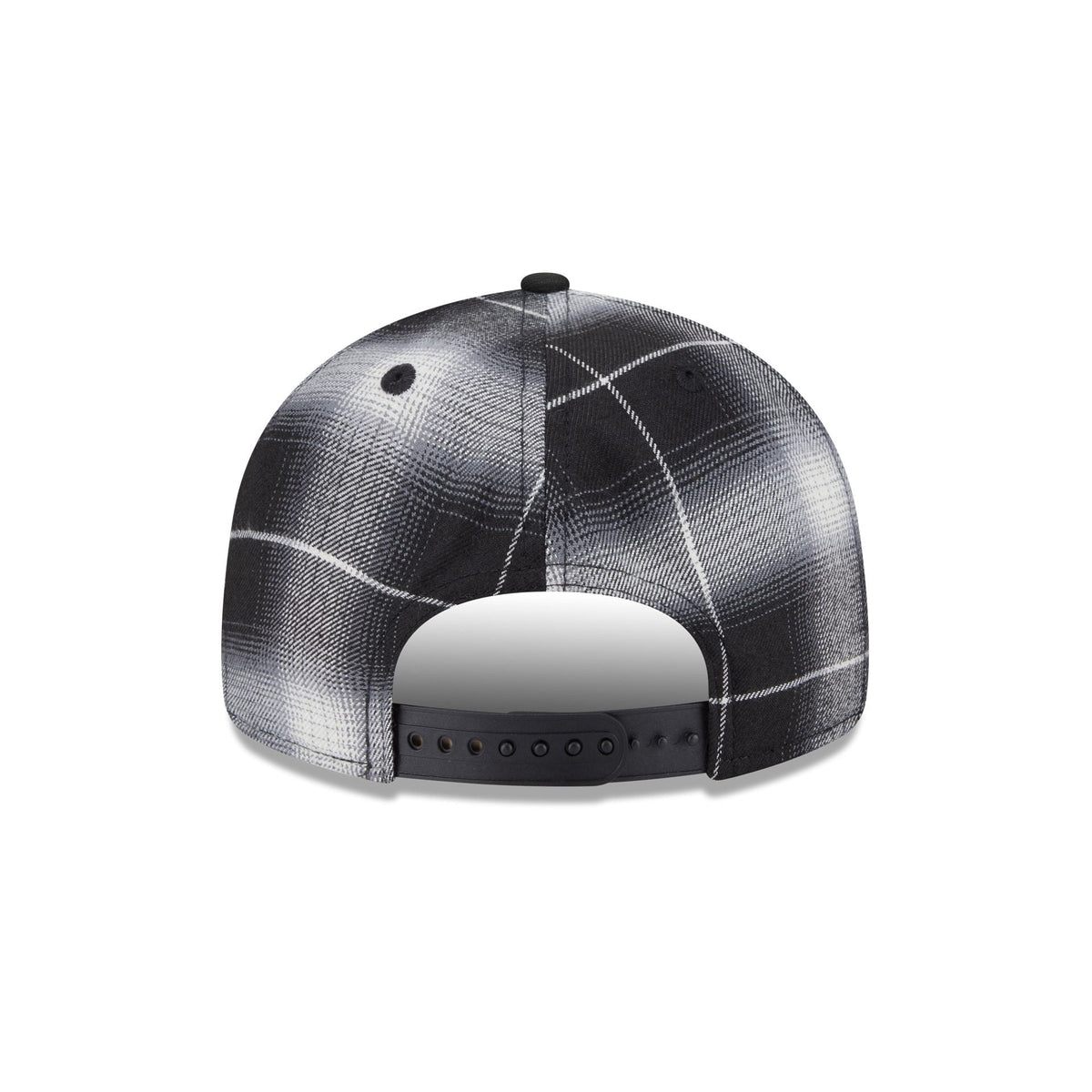 Philadelphia Phillies Black and White Plaid Retro Crown 9FIFTY Snapback Hat
